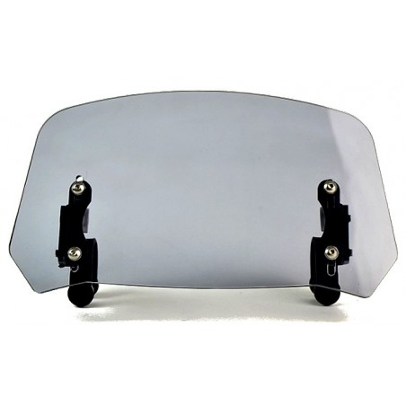   Universal motorcycle windscreen wind deflector   
  Extension of windshield for most types of motorcycles.  