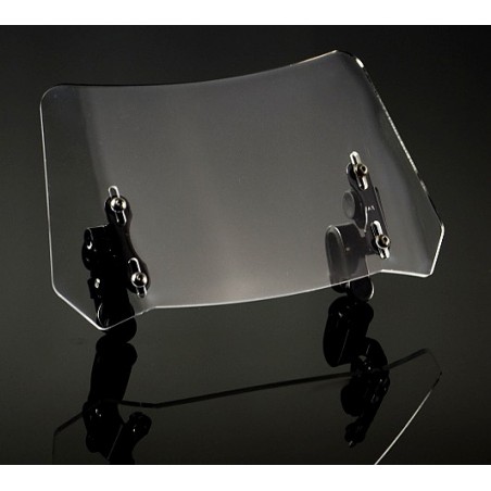   Déflecteur de vent universel pour pare-brise de moto   
  Extension de pare-brise pour la plupart des types de motos.  