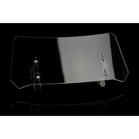   Deflector universal de parbriz pentru motociclete / spoiler   
  Extensie pentru parbriz pentru majoritatea tipurilor de motociclete.  