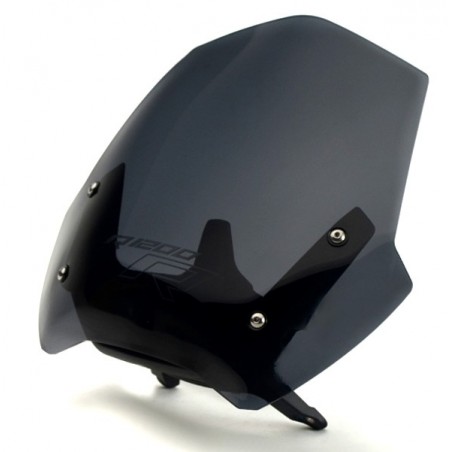   Motorcycle windshield / windscreen  
  BWM R 1200 R 2015 / 2016 / 2017 / 2018  
    This windshield comes without the front metal bracket shown in the picture.     