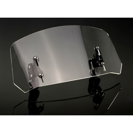   Universal motorcycle windscreen wind deflector   
  Extension of windshield for most types of motorcycles.  