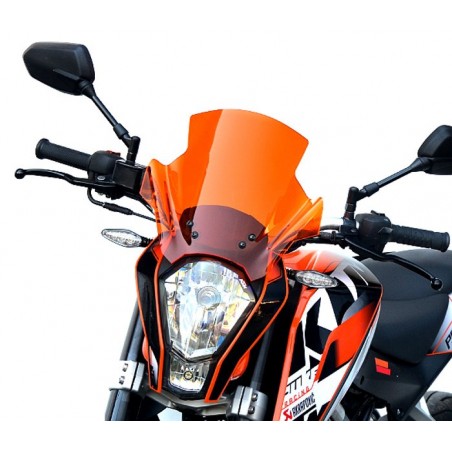   Pare-brise moto haute touring / saute-vent  
  KTM 125 DUKE   
   2011 / 2012 / 2013 / 2014 / 2015 / 2016    