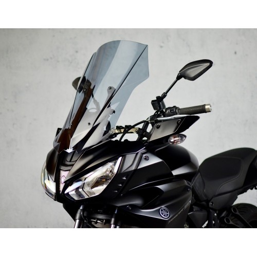 touring clear windscreen tall smoked windshield dark screen YAMAHA MT-07 TRACER  2016, 2017, 2018, 2019