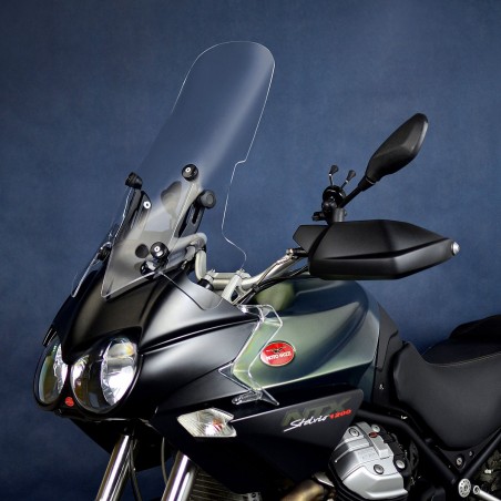   Pare-brise de moto pour un MOTO GUZZI STELVIO 1200 NTX   
  2011 / 2012 / 2013 / 2014 / 2015 / 2016   