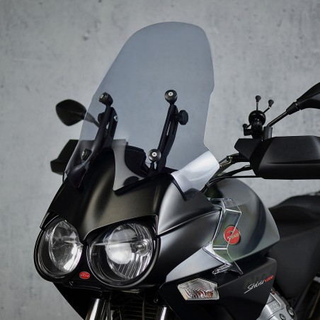   Pare-brise de moto pour un MOTO GUZZI STELVIO 1200 NTX   
   2011 / 2012 / 2013 / 2014 / 2015 / 2016   