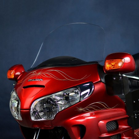   Pare-brise / saute-vent standard de remplacement de moto  
  HONDA GL 1800 GOLD WING  
   2001 / 2002 / 2003 / 2004 / 2005 / 2006 / 2007 / 2008 / 2009 /    
    2010 / 2011 / 2012 / 2013 / 2014 / 2015 / 2016 / 2017    