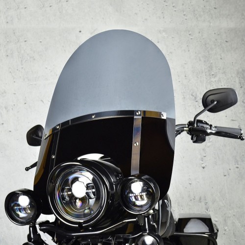harley davidson flhr l road king Windschutzscheibe / Windschild chopper standard screen 2007 2010 2020 2021 2024 clear smoked