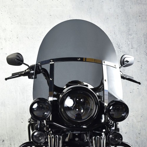 harley davidson flhr l road king Windschutzscheibe / Windschild chopper standard screen 2007 2010 2015 2018 2020 2025 smoked