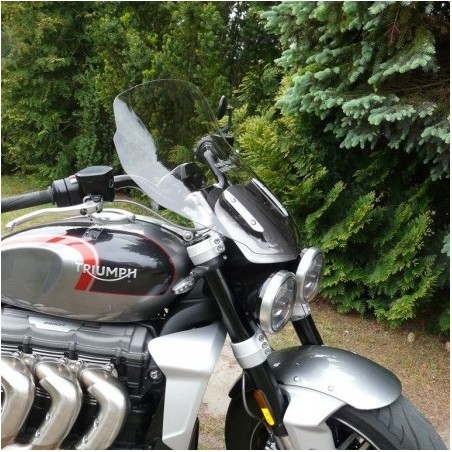   Motorcycle high touring windshield / windscreen  
  TRIUMPH ROCKET III GT  
  2019 / 2020 / 2021 / 2022 / 2023 / 2024 / 2025  