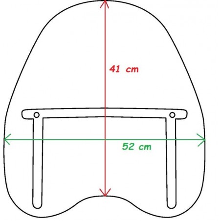   Pare-brise de moto / saute-vent  
  Suzuki  / Boulevard C90  