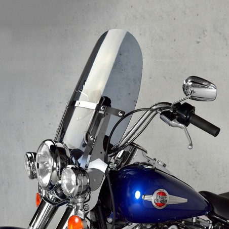   Pare-brise de moto / saute-vent  
  HARLEY DAVIDSON FLSTC HERITAGE SOFTAIL CLASSIC  
  1999 / 2000 / 2001 / 2002 / 2003 / 2004 / 2005 / 2006  