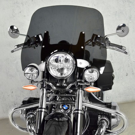   Parbriz de motocicleta pentru BMW R 18   
  2020 / 2021 / 2022 / 2023 / 2024   
  Piesele metalice nu sunt incluse,  oferta se aplică doar ecranului.   