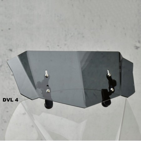  Universal motorcycle windscreen wind deflector  
  Extension of windshield for most types of motorcycles.  