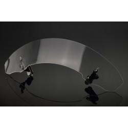 Universal Chopper Deflector De Viento / Spoiler Cúpula Extensión