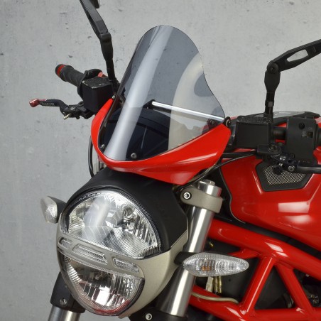   Parabrezza da corsa per motocicletta / parabrezza sportivo  
  DUCATI MONSTER 796   
   2011 / 2012 / 2013 / 2014    