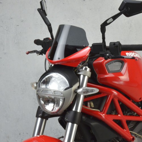 racing screen sport windshield windscreen ducati monster 1100 2009 2010 2011 2012 2013