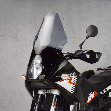   Pare-brise moto haute touring / saute-vent  
  KTM 990 ADVENTURE LC8   
  2006 / 2007 / 2008 / 2009 / 2010 /  
    2011 / 2012 / 2013 / 2014    