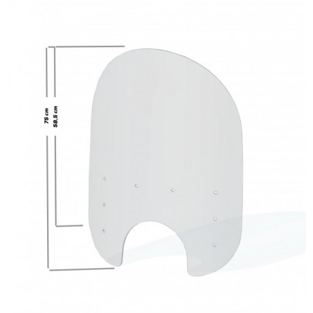   Motorcycle windshield / windscreen  
  YAMAHA XV 1700 ROAD STAR SILVERADO  
  2006 / 2007 / 2008 / 2009 / 2010 / 2011 / 2012 / 2013 / 2014 / 2015  