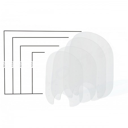   Motorcycle windshield / windscreen  
  YAMAHA XV 1700 ROAD STAR SILVERADO  
  2006 / 2007 / 2008 / 2009 / 2010 / 2011 / 2012 / 2013 / 2014 / 2015  