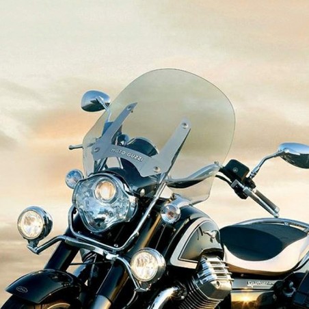   Parabrezza per motocicletta per a MOTO GUZZI CALIFORNIA TOURING 1400   
   2013 / 2014 / 2015 / 2016 / 2017   
  Le parti in metallo non sono incluse,  l'offerta è valida solo per lo schermo.   