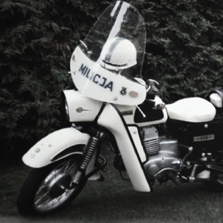   Motorrad Scheibe / Windschild für a MZ 250 TS 2 Trophy Milicja   