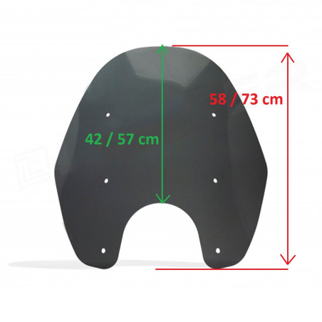   Parbriz motociclete  
  HARLEY DAVIDSON V-ROD 1130  
  2002 / 2003 / 2004 / 2005 / 2006  