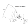   Pare-brise de moto pour un BWM R 1150 GS   
  1999 / 2000 / 2001 / 2002 / 2003 / 2004   