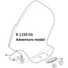   Pare-brise de moto pour un BWM R 1150 GS Adventure   
  2001 / 2002 / 2003 / 2004 / 2005   