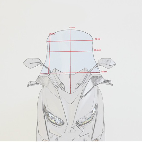   Parbriz înalt pentru scutere de turism  
  YAMAHA X-MAX 300    
   2018 / 2019 / 2020 / 2021 / 2022    