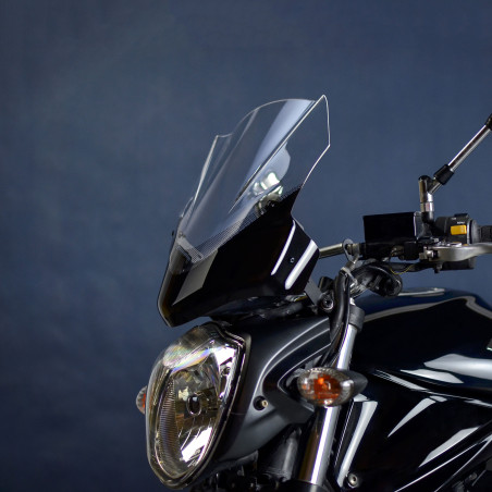   Motorcycle tall touring windshield / windscreen  
  SUZUKI GSF 650 N BANDIT  
   2009 / 2010 / 2011 / 2012     