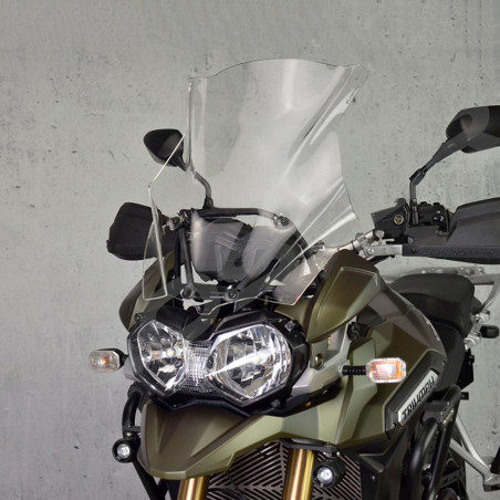   Pare-brise moto haute touring / saute-vent  
   TRIUMPH TIGER EXPLORER 1200   
   2012 / 2013 / 2014 / 2015 / 2016 / 2017    