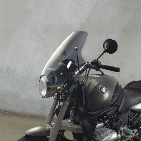   Motorcykel ersättnings vindruta / vindskydd  
  BMW R 850 R  
  1994 / 1995 / 1996 / 1997 / 1998 / 1999 / 2000 / 2001 / 2002   
  Denna vindruta passar motorcykel med original framfäste.   
   Priset gäller endast vindrutan!    