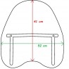   Motorcycle windshield / windscreen  
  Honda VTX 1800   