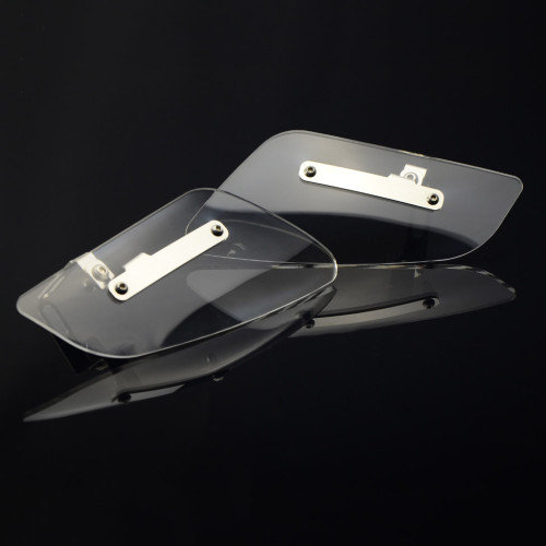 Universal Motorcycle Hand Guard Windshield Wind Deflector Hand Baffle Protector Shield Clear For Motocross Off-road Bike Scooter