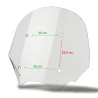   Parabrisas de motocicleta para MOTO GUZZI CALIFORNIA TOURING 1400   
   2013 / 2014 / 2015 / 2016 / 2017   
  Las partes metálicas no están incluidas,  la oferta se aplica solo a la Cúpula.    