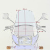   Motorcycle replacement windshield / windscreen  
  BMW F 650 ST   
  1997 / 1998 / 1999 / 2000 / 2001 / 2002 / 2003 / 2004 / 2005 / 2006 / 2007   